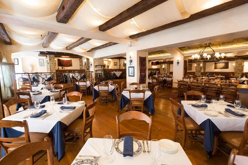 A Greek Dining Room With Theater District Spark