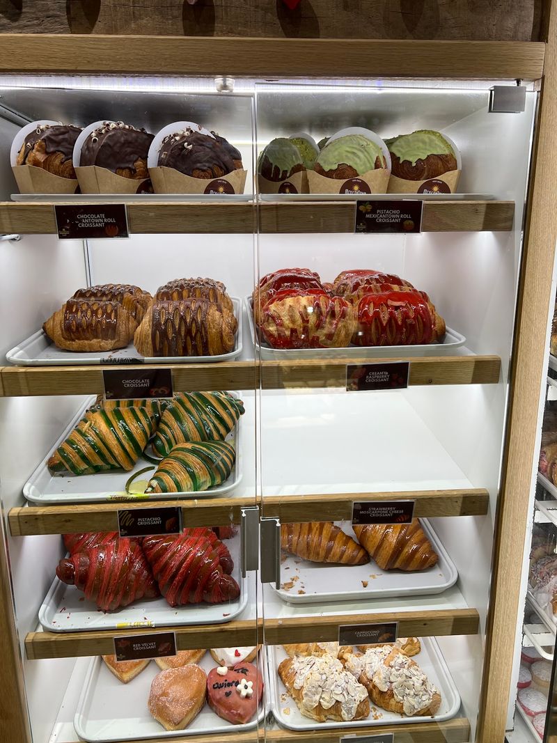 Fruit-Topped Croissants With Bakery Case Drama