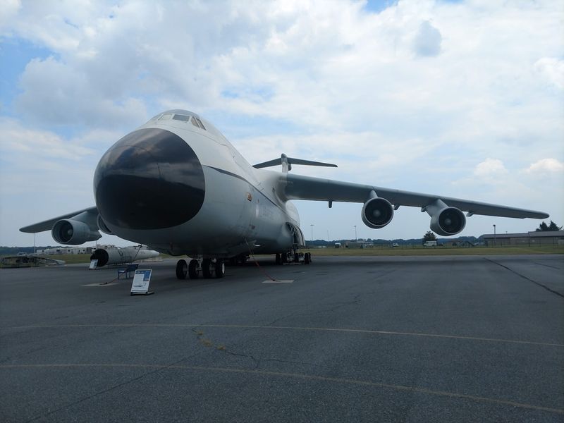 Standing Beneath the Enormous C-5A Galaxy