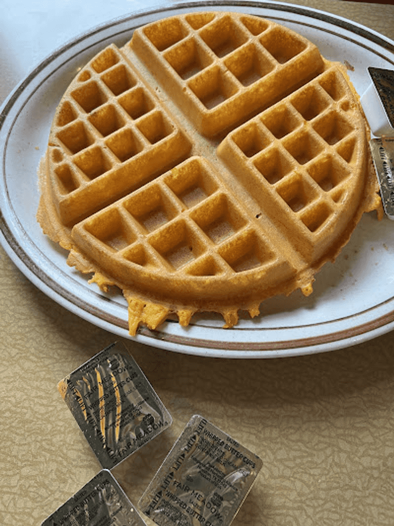 A Waffle and Bacon Breakfast Worth Slowing Down For