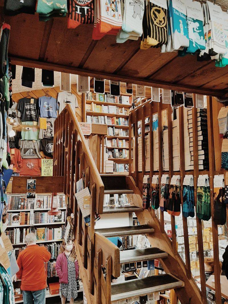 Three Floors of Vertical Book Exploration