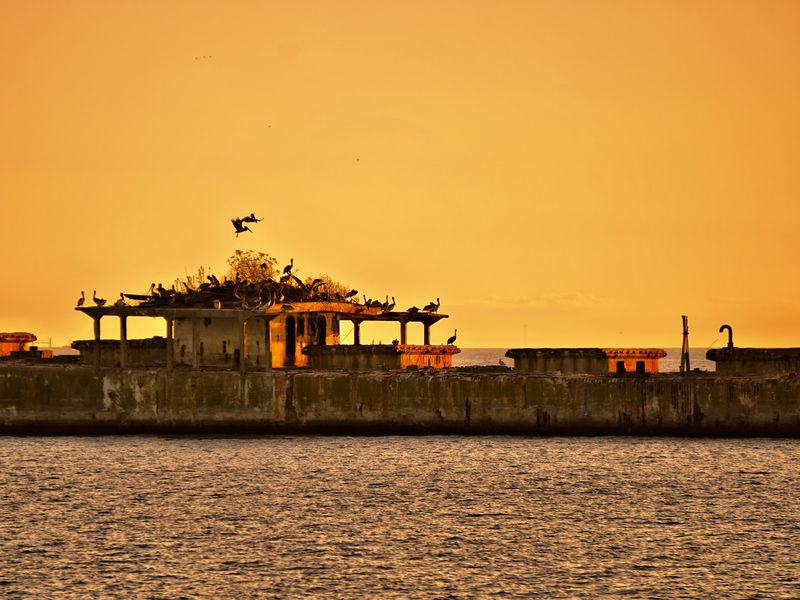The Ghost Fleet at Golden Hour