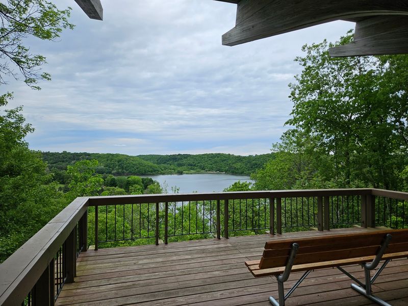 Eau Galle Reservoir Overlook - Spring Valley