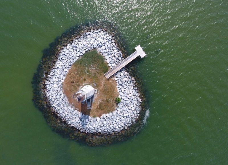 New Point Comfort Lighthouse - Mathews, Mathews County,