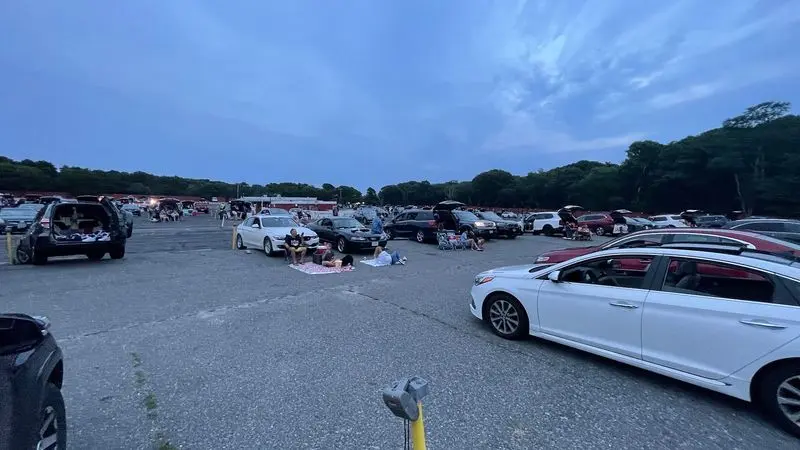 The Parking Lot Becomes a Friendly Outdoor Theater