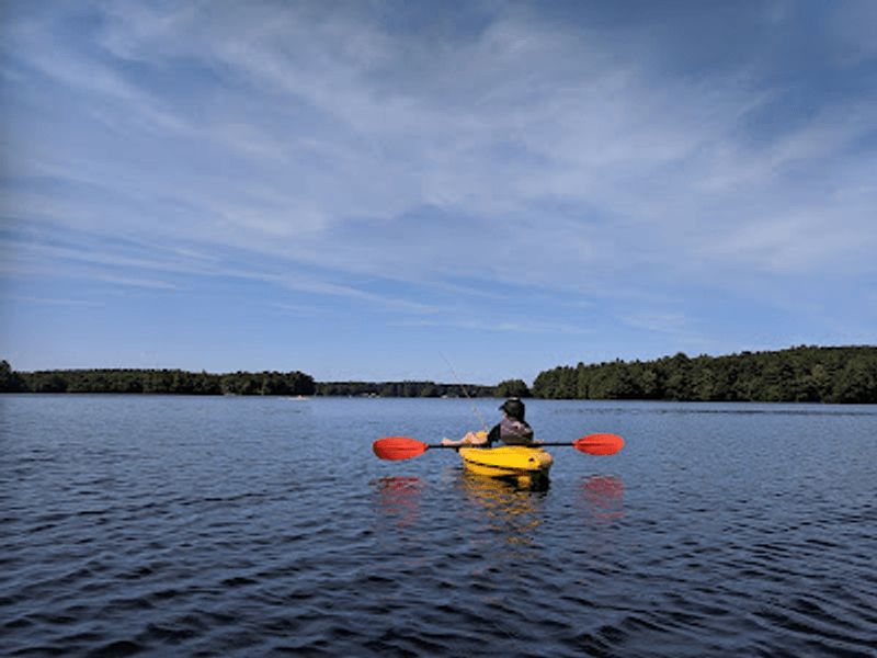Mashapaug Lake's Glassy Morning Waters