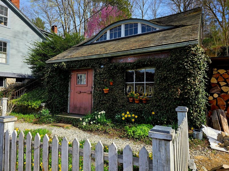 The Gallery Dooryard Garden That Models for the Art