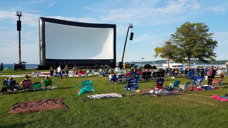Grassy Picnic Areas With Bay Breezes