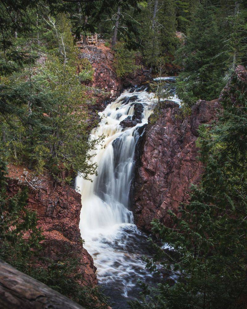 Brownstone Falls, Mellen, Ashland County