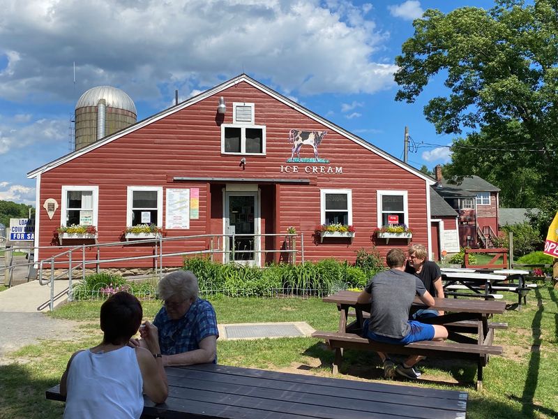 Farm Fields And Trail Choices - Great Brook Farm State Park in Carlisle, Middlesex County