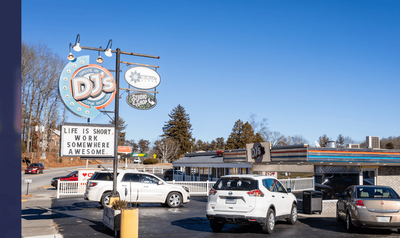 Mountain Town Ease at DJ's Drive In
