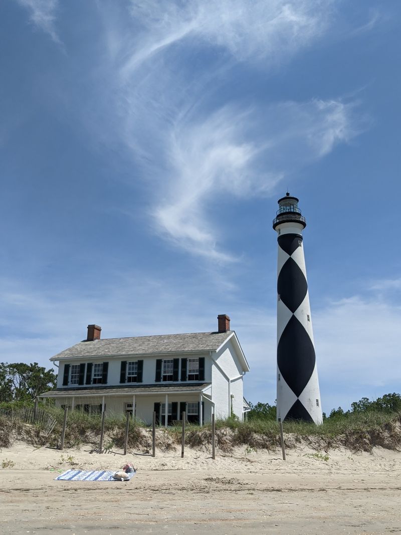 Cape Lookout Lighthouse near Harkers Island