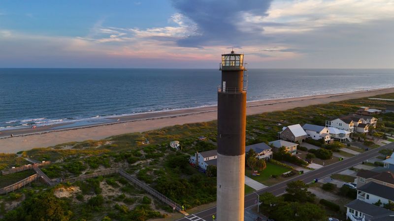 Oak Island Lighthouse at Caswell Beach