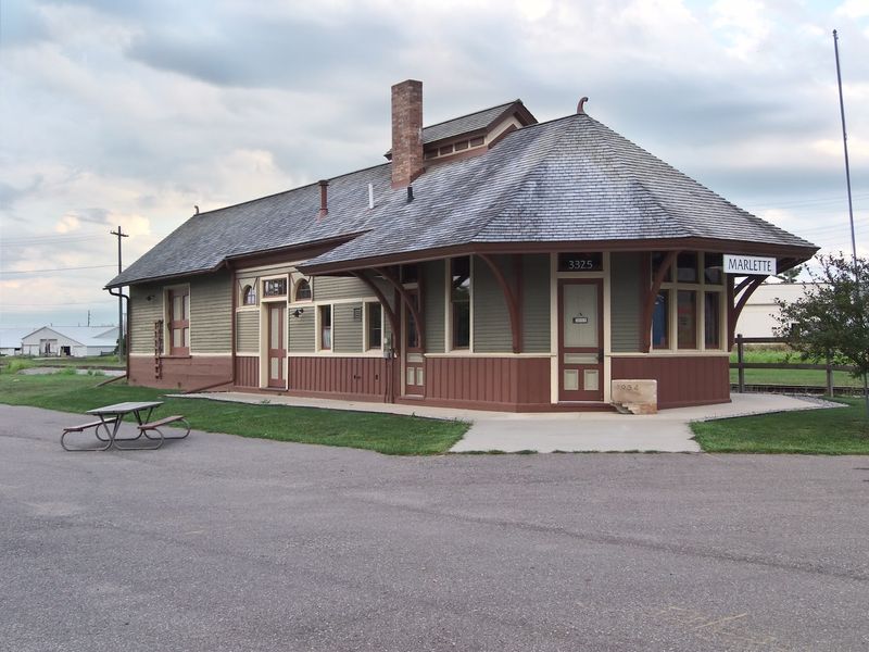 Marlette Train Depot - Marlette