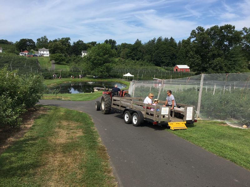 Weekend Wagon Rides Add to the Orchard Experience
