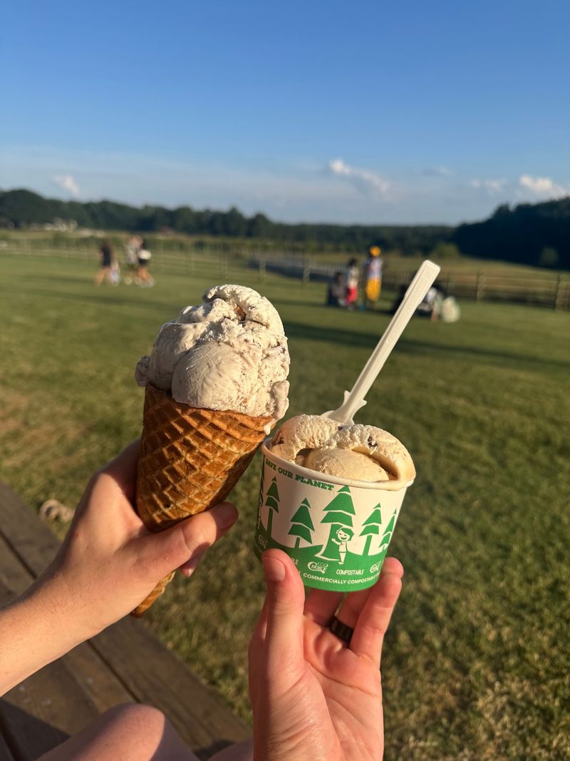 Grab a Scoop While Overlooking the Farm