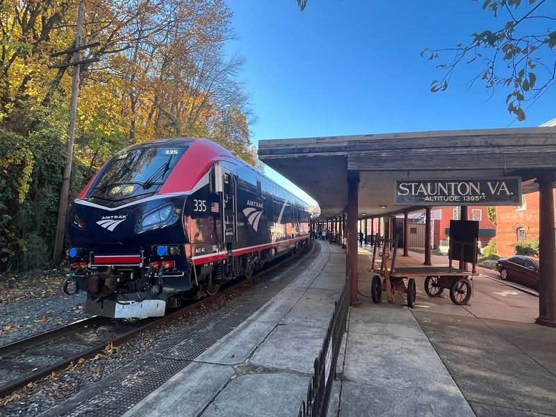 Amtrak Cardinal Blue Ridge Segment - Staunton, Augusta County