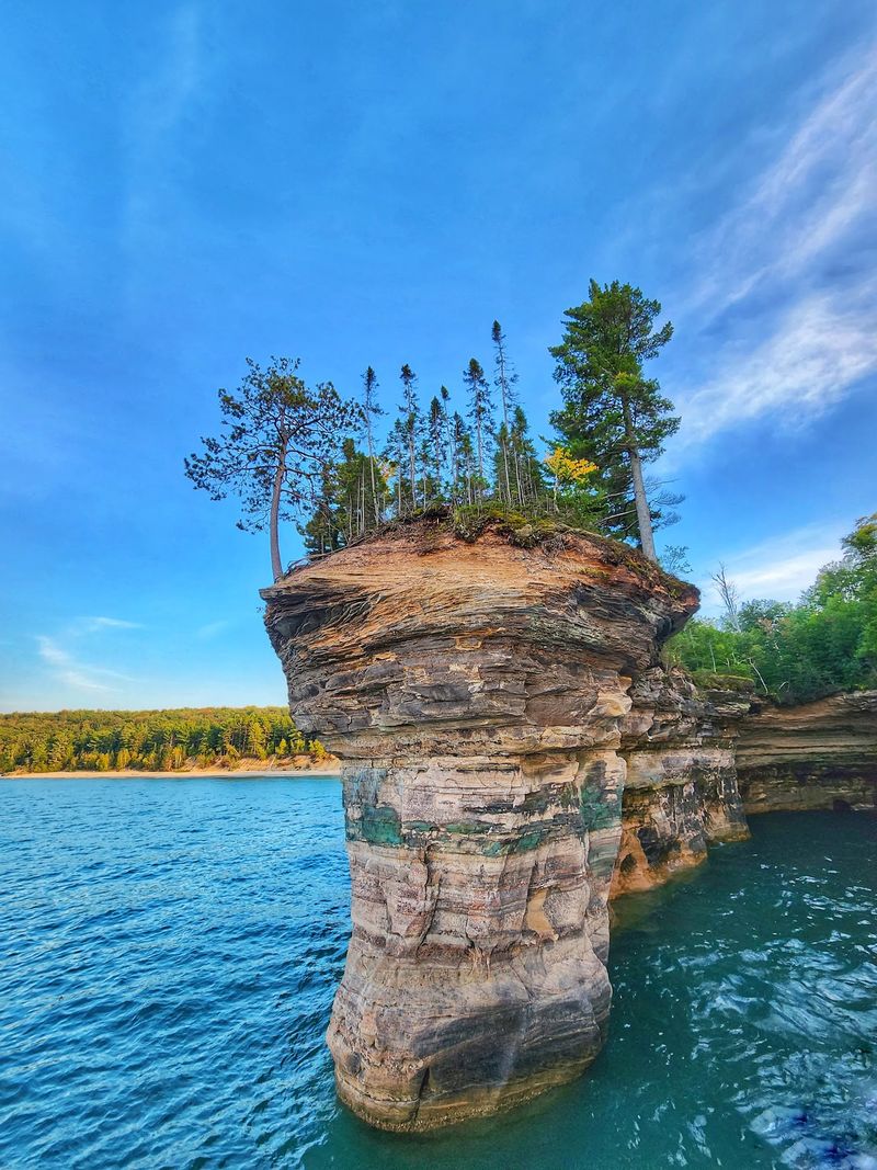 Pictured Rocks National Lakeshore, Munising, Alger County,