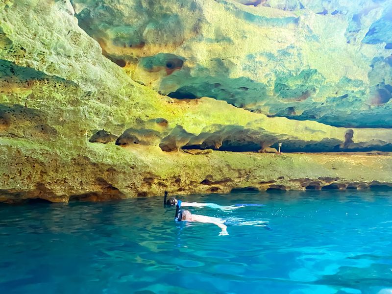 Sunlight, Stone, and Water Create a Surreal Scene