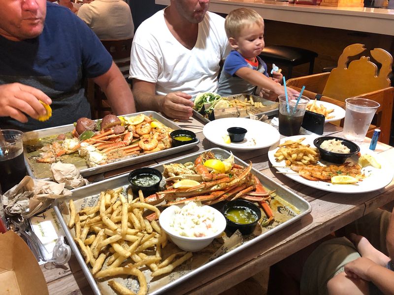 Fries and Slaw Round Out the Seafood Spread