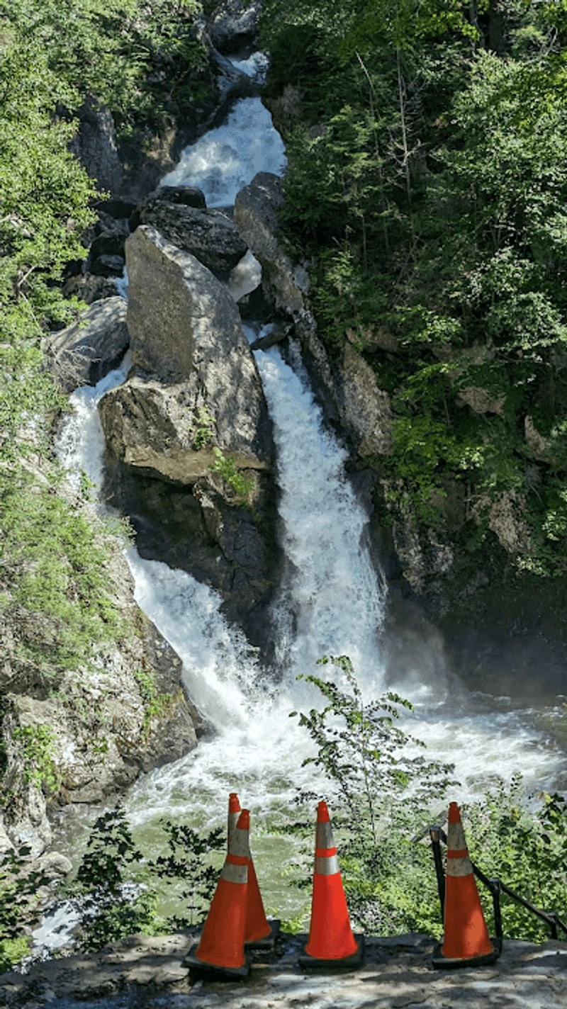 Why the Base of the Falls Is Fenced Off