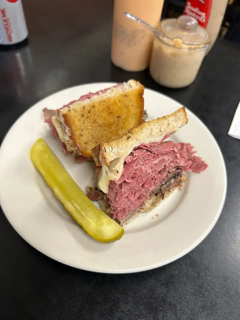 A Corned Beef Sandwich Built With Real Weight