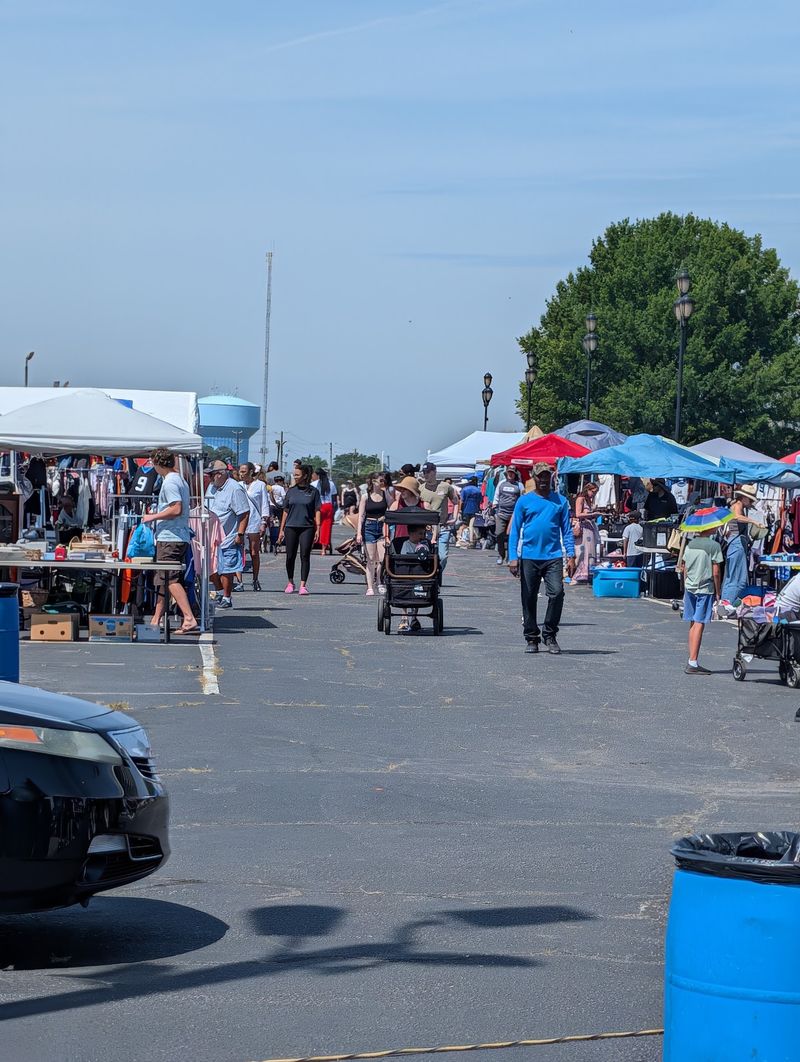 The Endless Rows of Outdoor Vendors