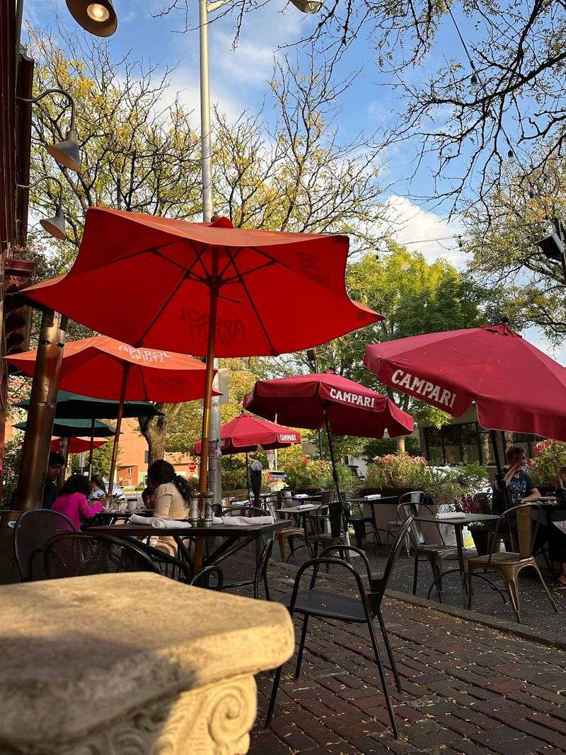 Outdoor Tables Add Easton Street Charm