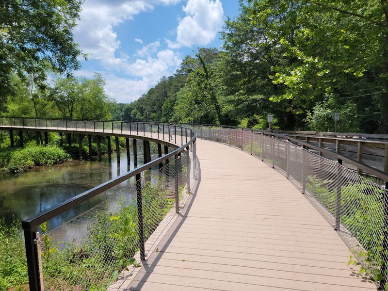 River Boardwalk Strolls With Big Chattahoochee Views
