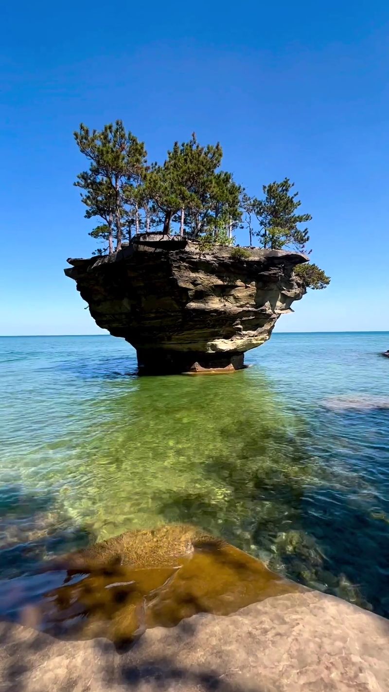 A Rock That Looks Ready To Tip