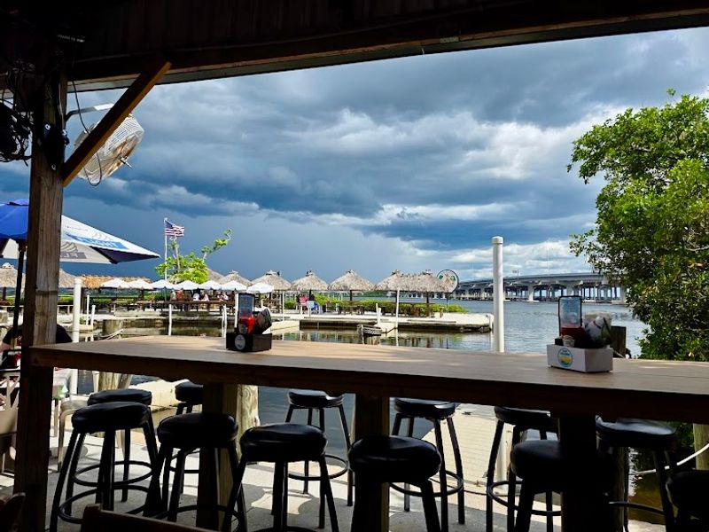 A Waterfront Tiki Bar With Classic Old Florida Charm