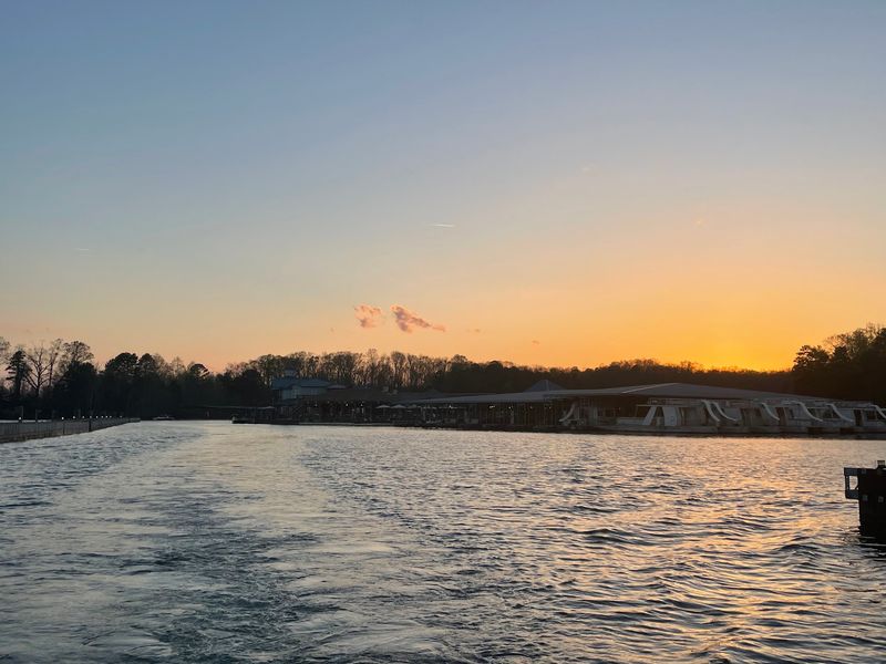 Sunset Views and Constant Lake Action
