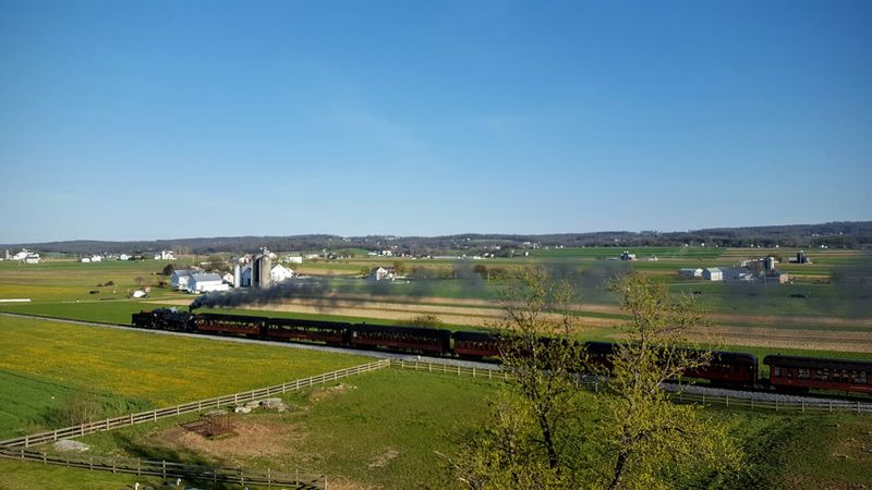 Watch the Pennsylvania countryside roll past your window