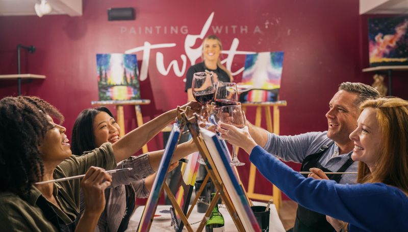 Suburban Calm With a Canvas - Painting with a Twist Cary, Cary, Wake County