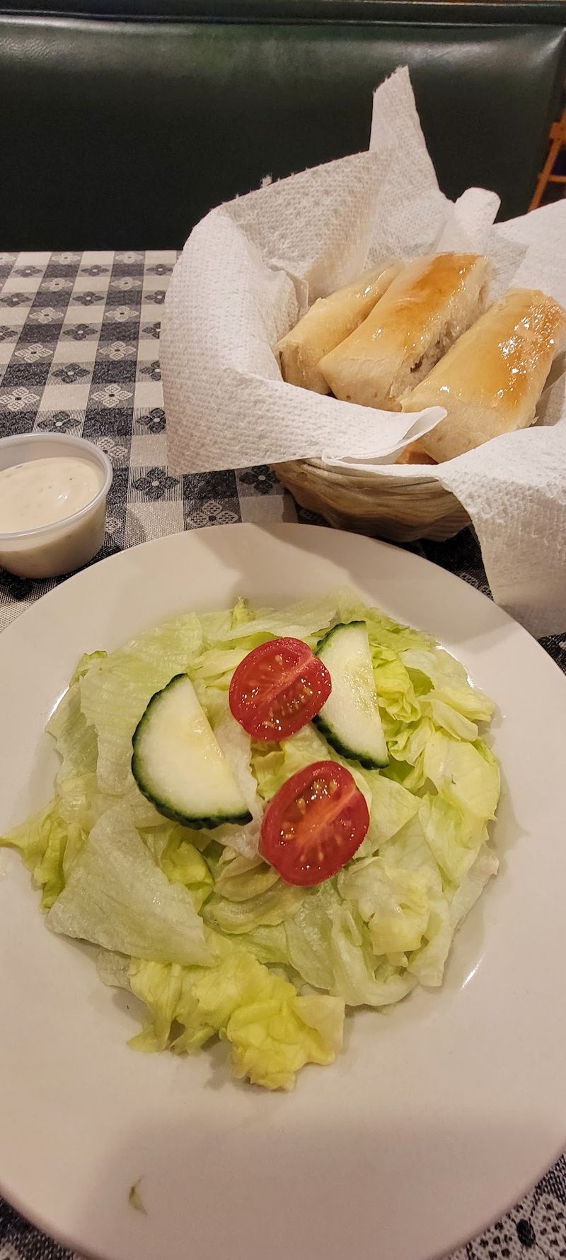 Don't Skip the Garlic Bread and Salad