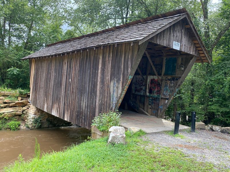 Stovall Mill Covered Bridge - Helen