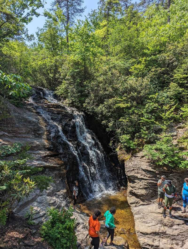 Waterfalls and wide views at Hanging Rock State Park