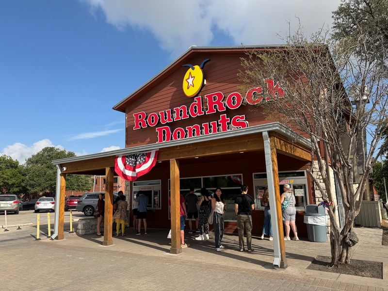 Golden legend at Round Rock Donuts in Round Rock