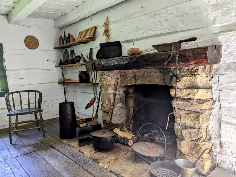 Inside the 1772 Mission Cabins
