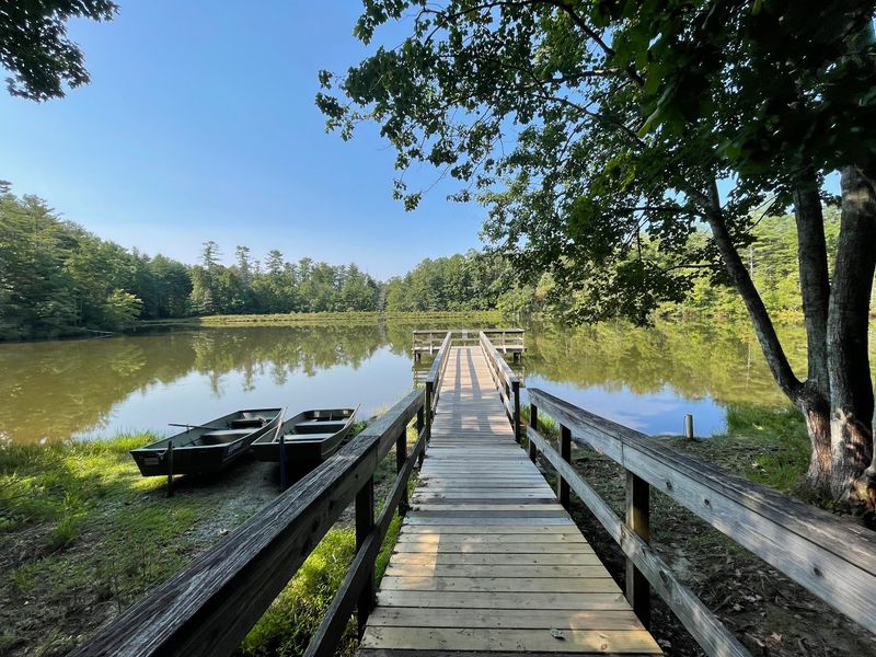 A quiet lake day along Highway 11