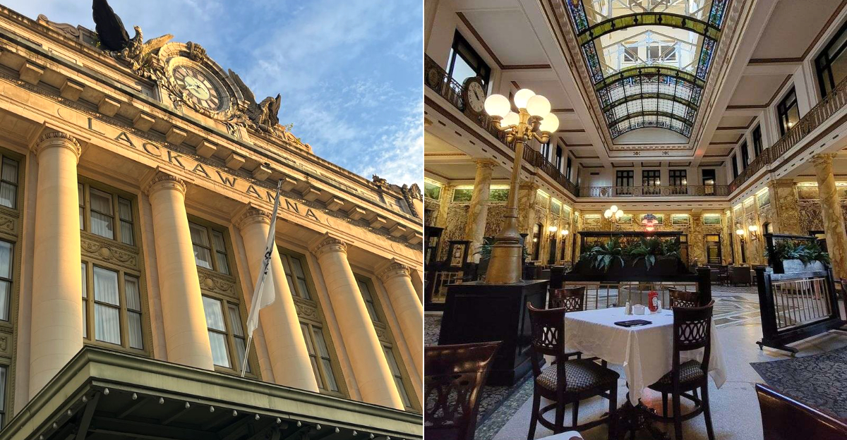 This Pennsylvania Restaurant Serves Special-Occasion Dinners Inside A Magnificent Former Train Station