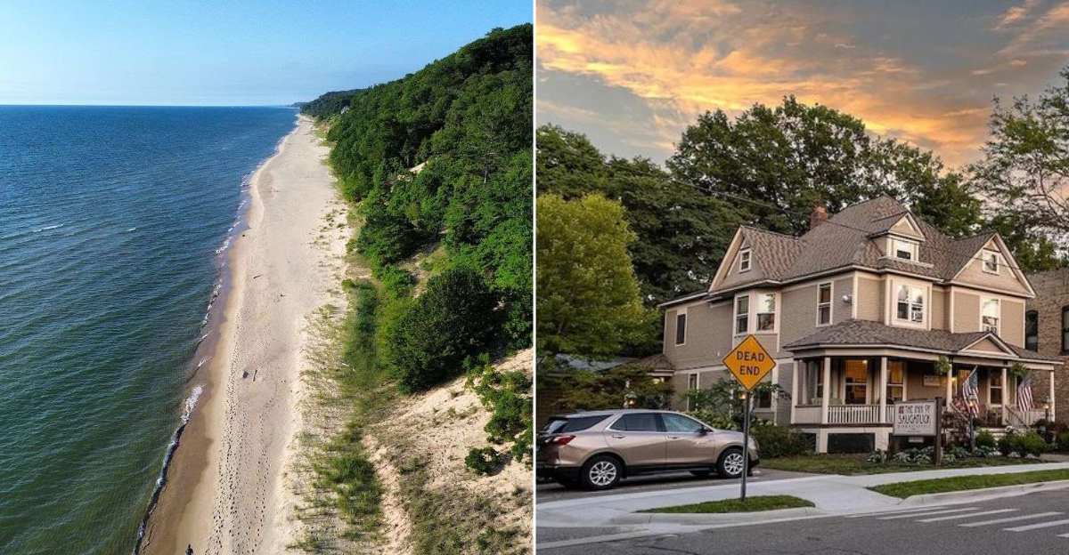 The Tiny Michigan Town Where A Golden Sugar Sand Beach Is Voted One Of The Best In America