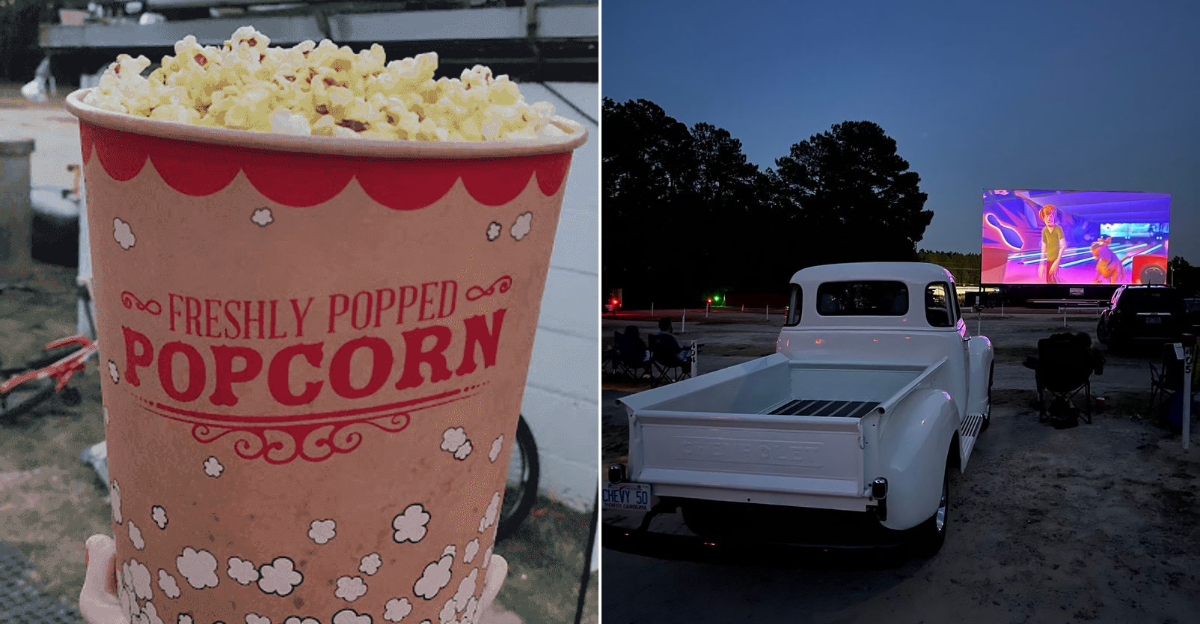 This North Carolina Drive-In Still Shows Two First-Run Movies For The Price Of One At 1990s Ticket Rates