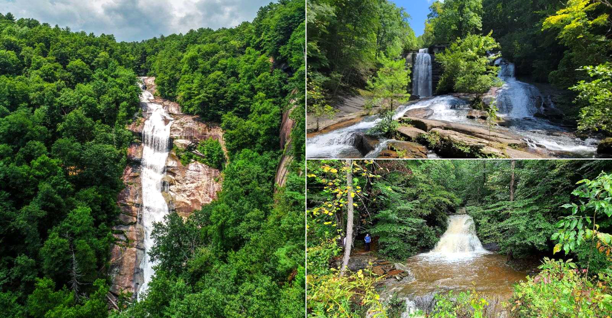 This South Carolina Waterfall Trail Ends At A Swimming Hole That Feels Like A Reward