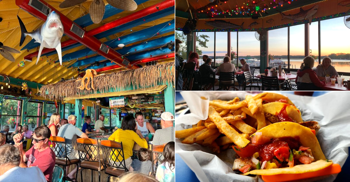 This Twin Lakes Tiki Bar Pours Tropical Drinks Right on the Water, No Wisconsin Vacation Required