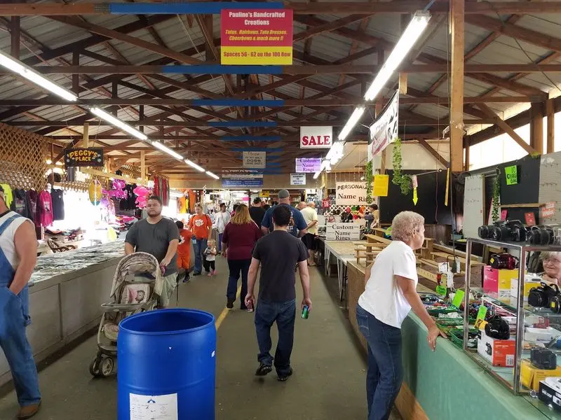 Wander Through Row After Row Of Flea Market Finds