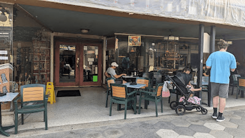 Sidewalk Seats With 7th Avenue Theater