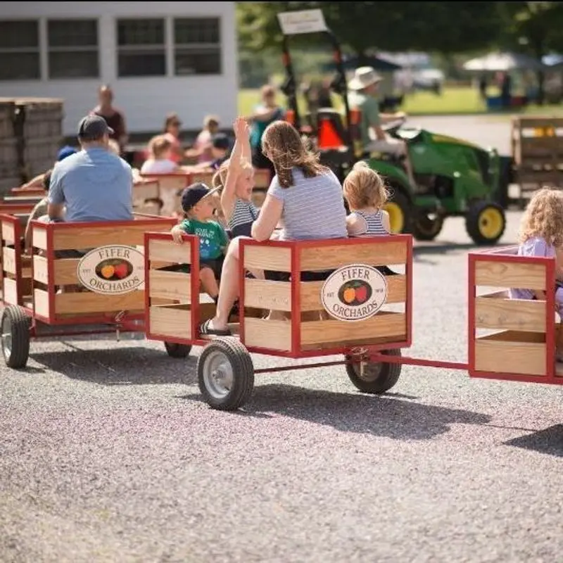 Climb Aboard the Wagon and Head Toward the Orchard