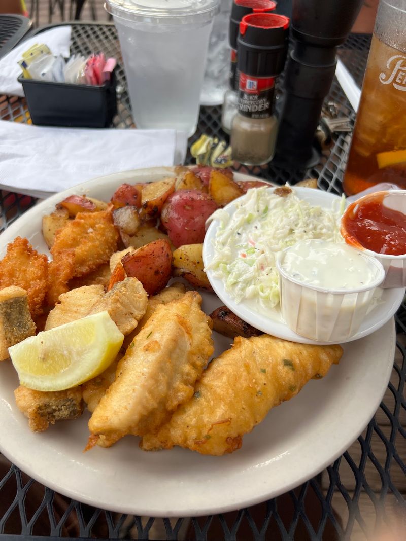 Try The Captain's Platter For A Lake Erie Seafood Sampler
