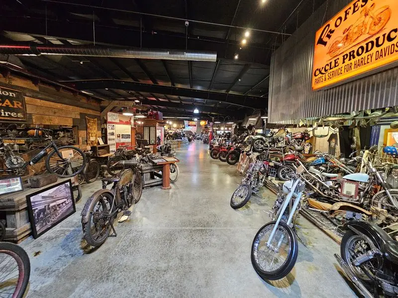 American Motorcycle History Packed Wall To Wall